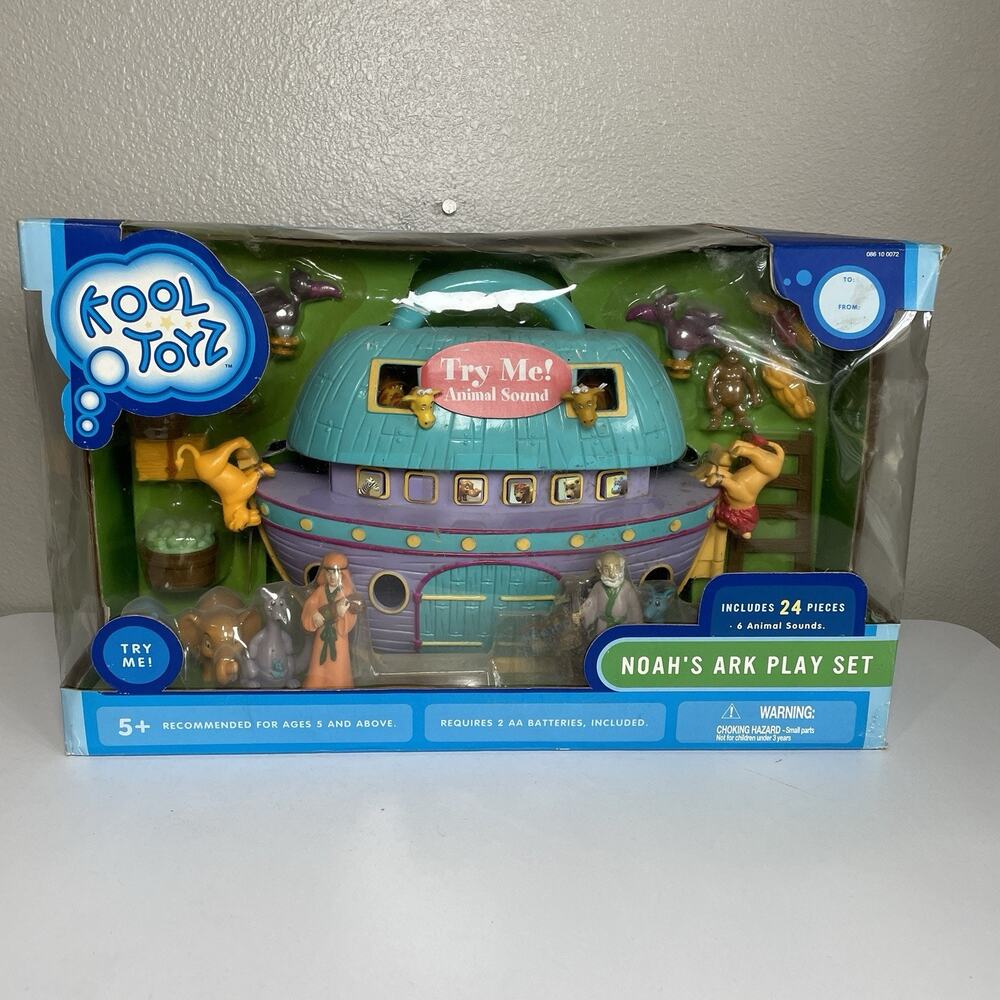 Kool Toyz VINTAGE NOAH'S ARK NEW IN BOX MAKES 6 ANIMAL SOUNDS Rare